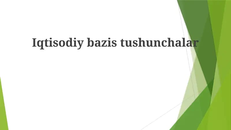 Iqtisodiybazistushunchalar