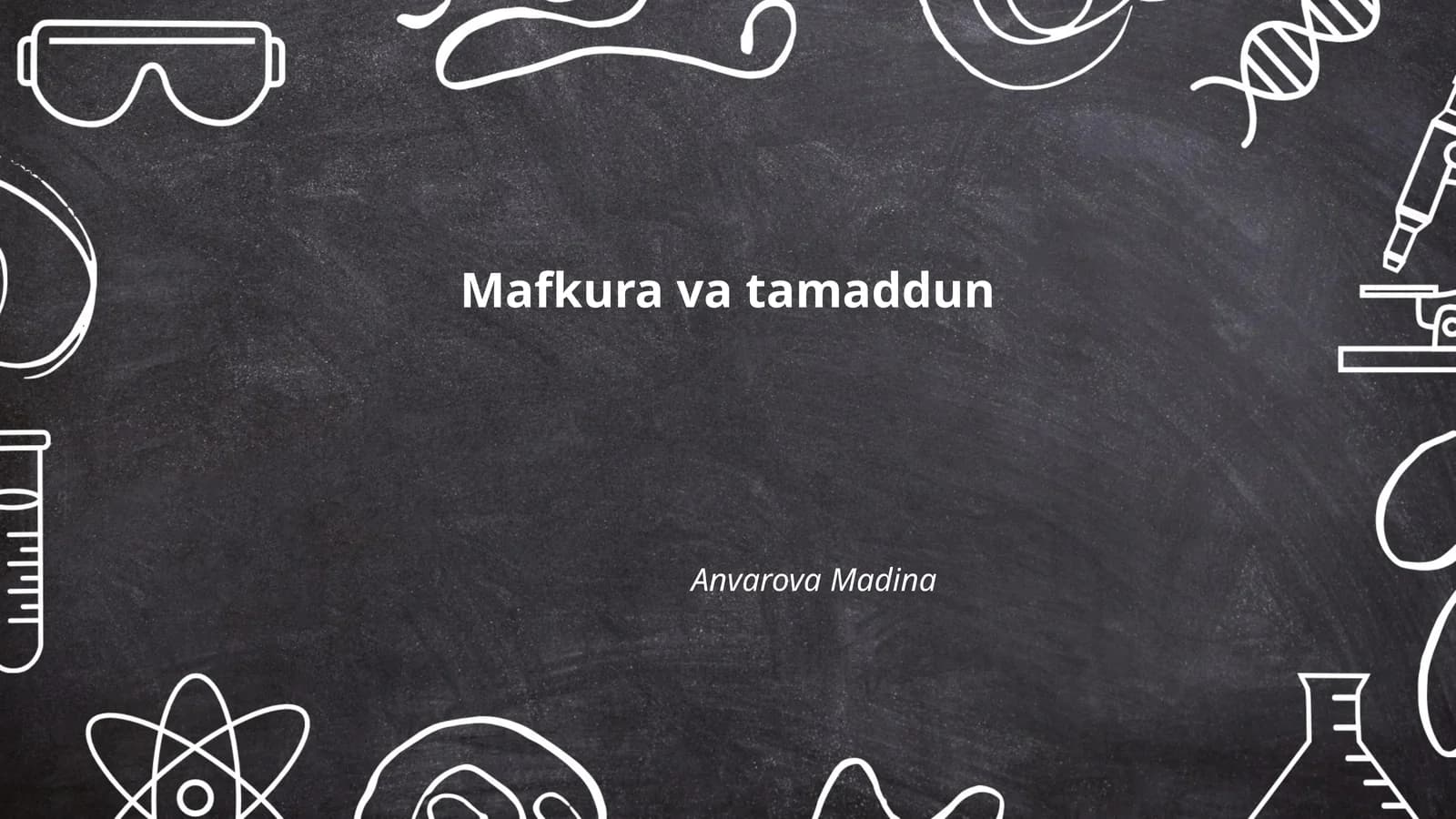 Mafkura va ta'lim tizimi