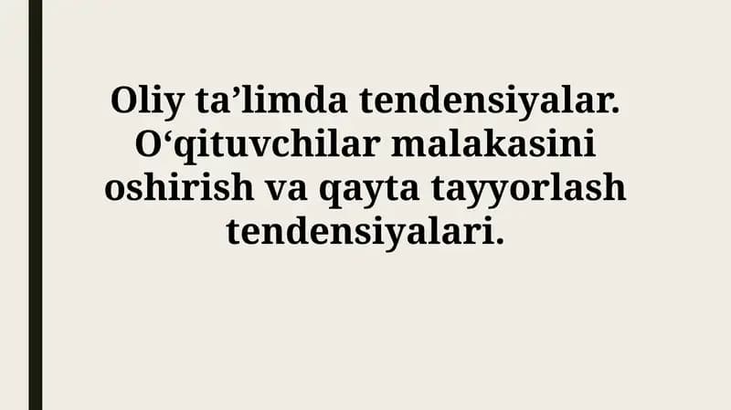 Mikro-malakalar va hayot davomida o'qish