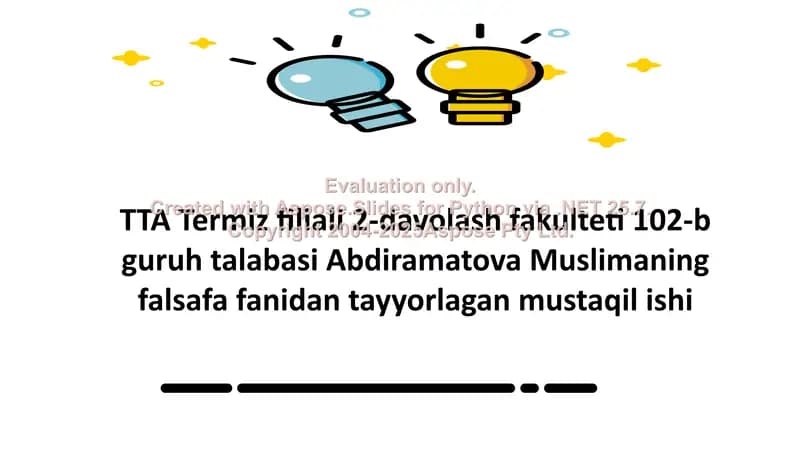 Turmush Tarzi va Sog'lik