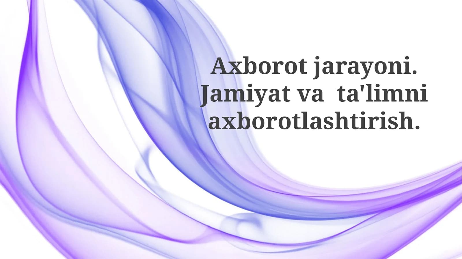 Ta'limda innovatsion pedagogik texnologiyalar