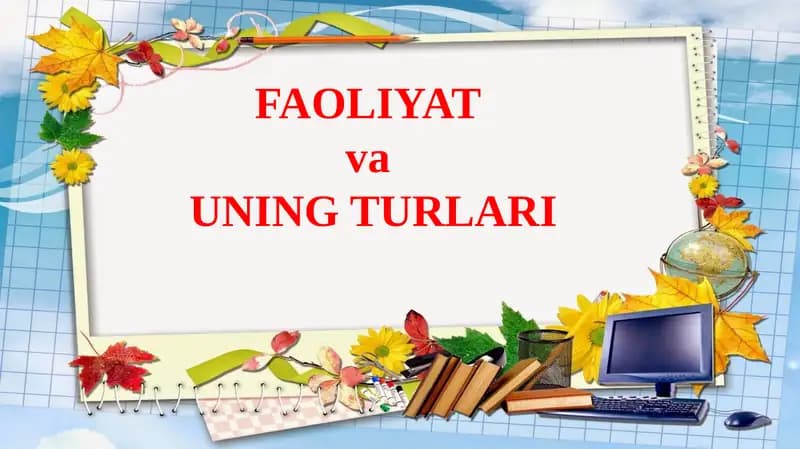 Faoliyat