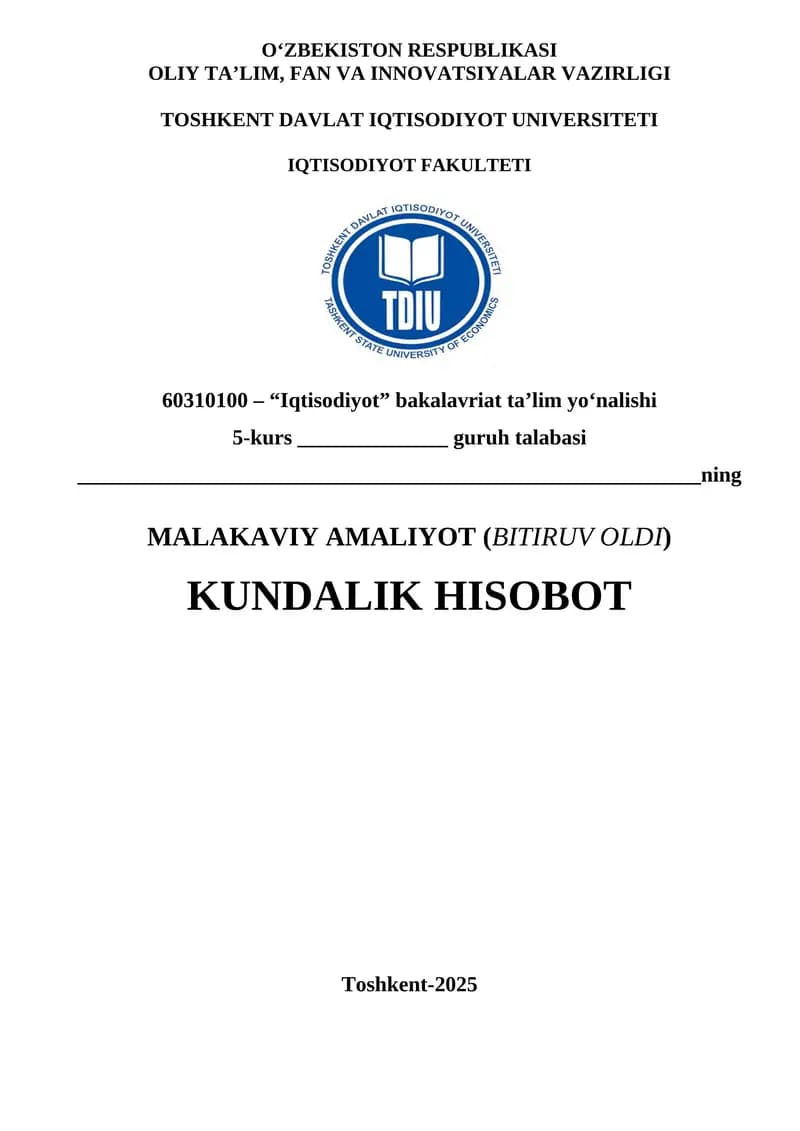IQTISODIYOT FAKULTETI