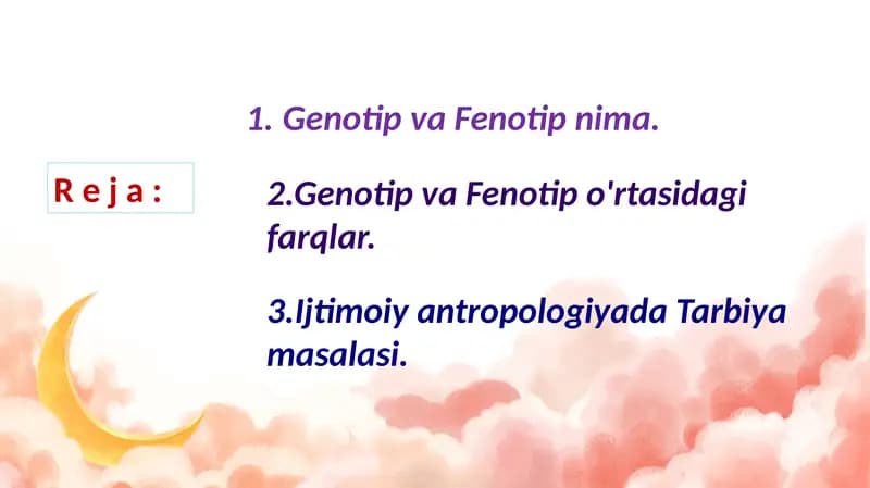 Genotip va Fenotip