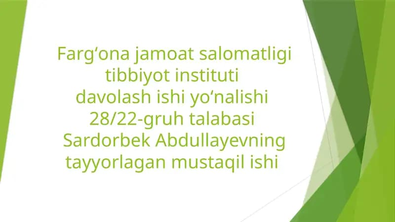 Jarrohlik bo‘limi