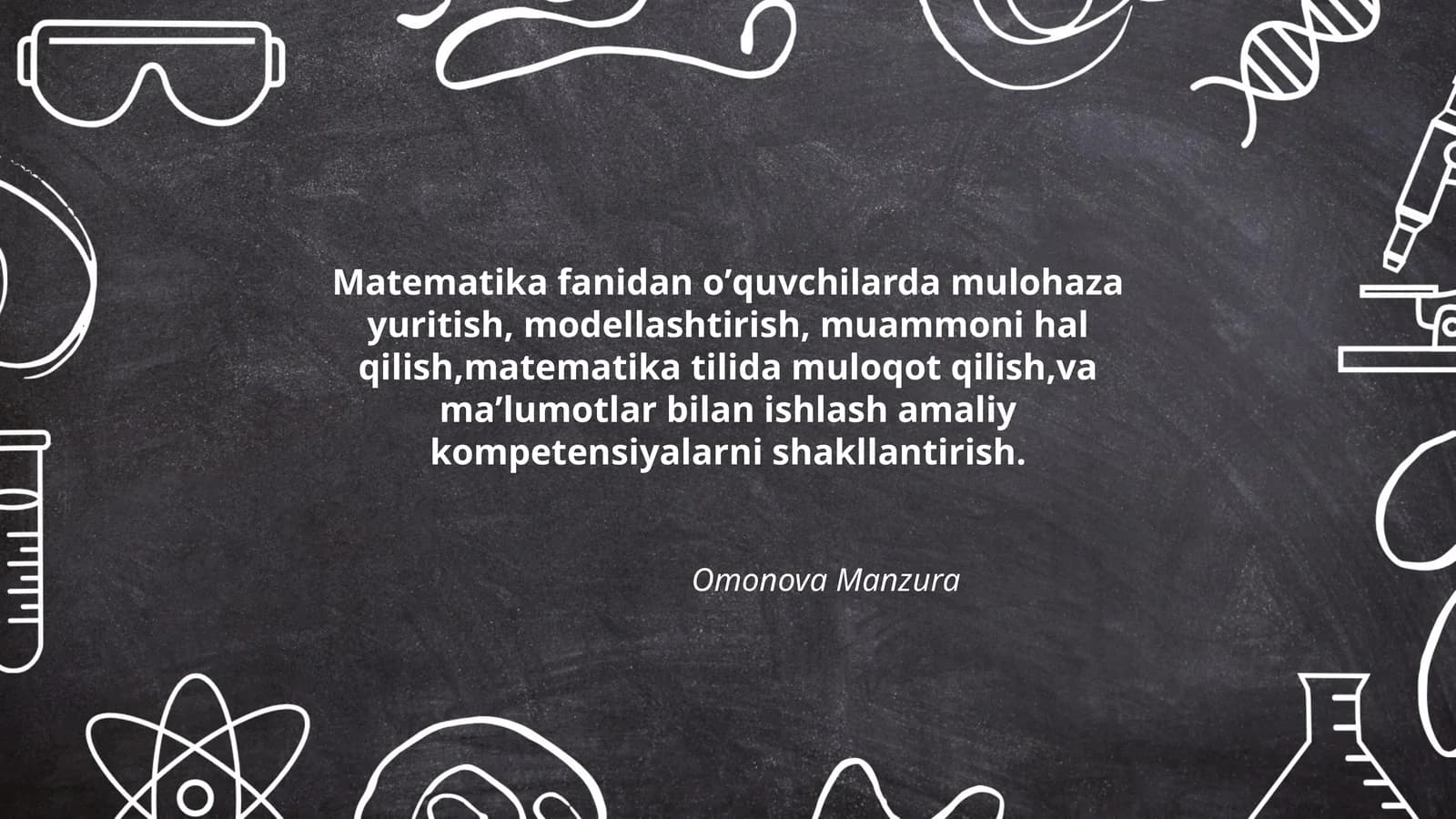 Matematika fanidan oʼquvchilarga boʻlgan dars materiallari