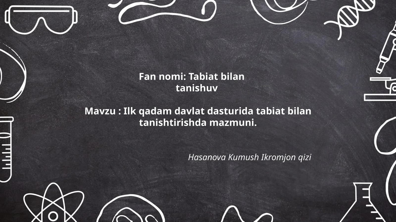 Tabiat bilan tanishuv