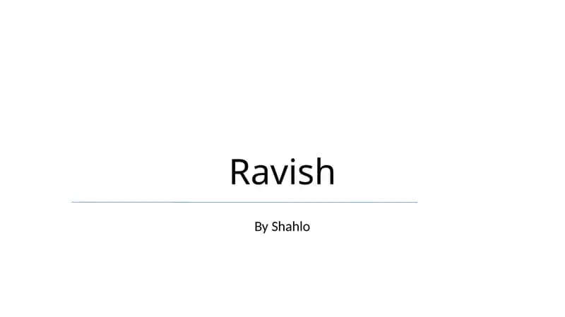 Ravish
