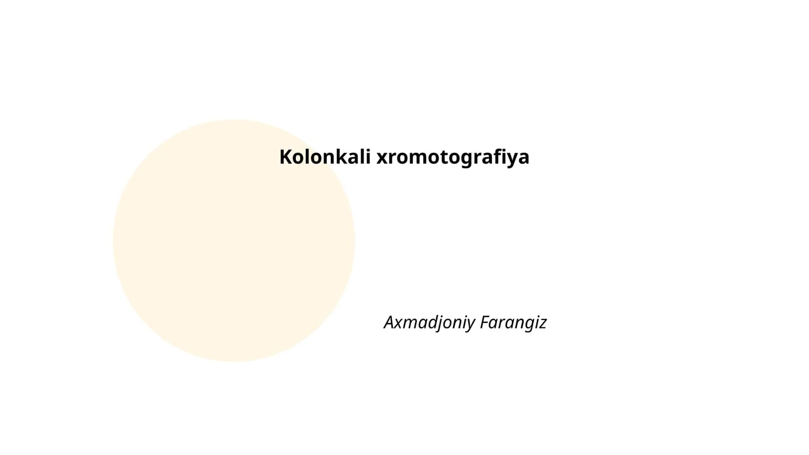 Kolonkali xromotografiya