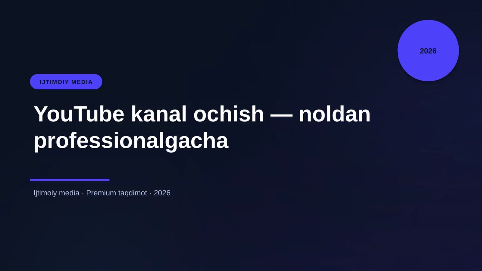 IJTIMOIY MEDIA