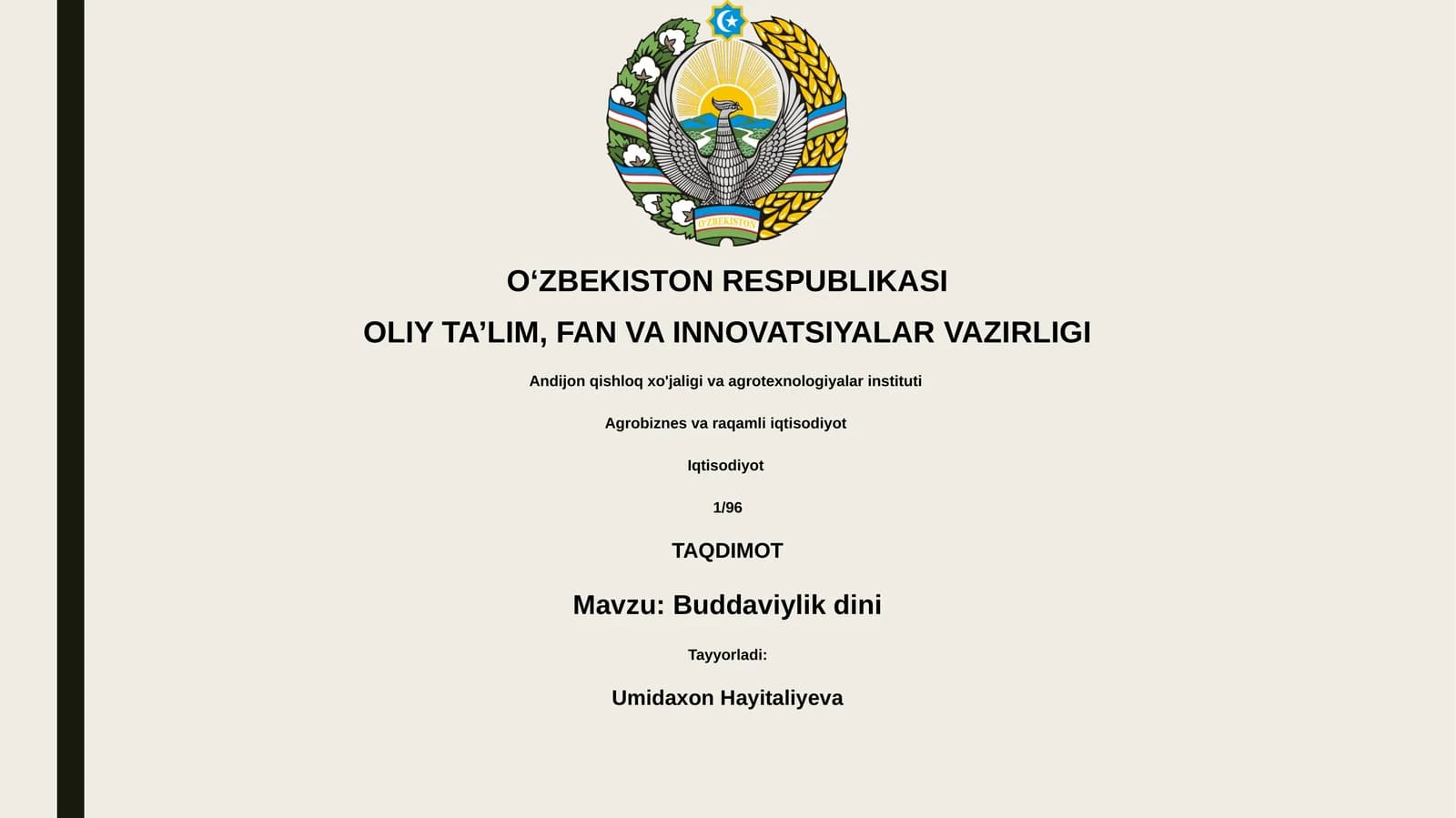 Buddaviylikning kelib chiqishi