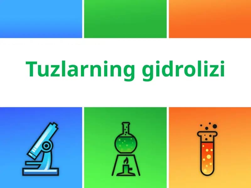 Tuzlarninggidrolizi