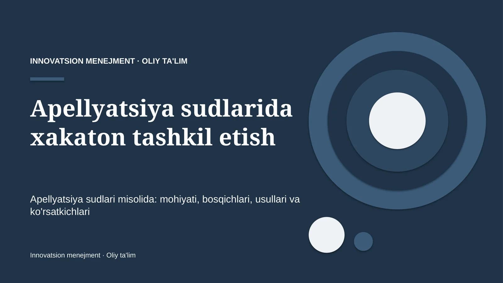 Apellyatsiya sudlarida xakaton tashkil etish