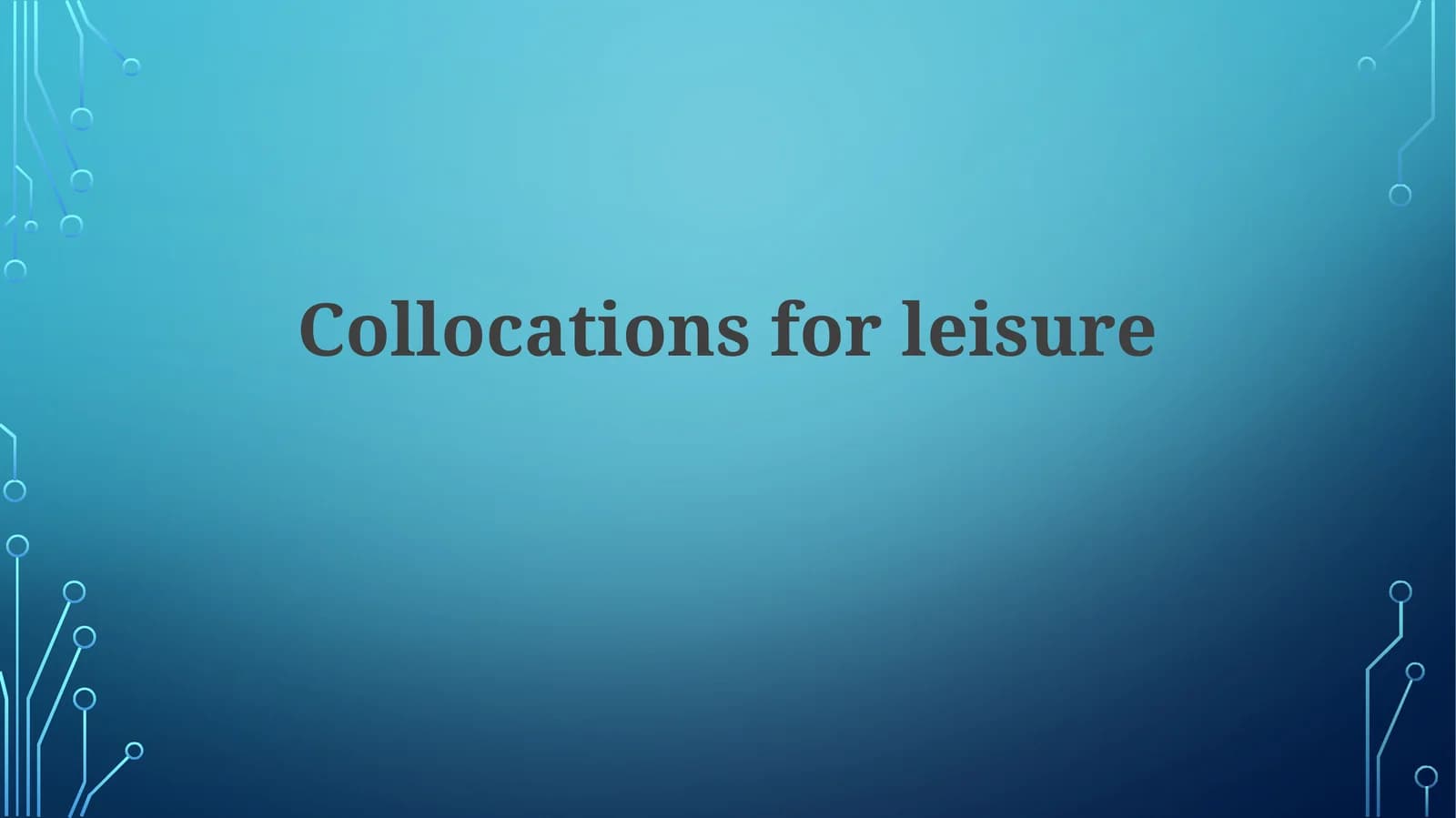 The Leisure Industry: Structure and Impact