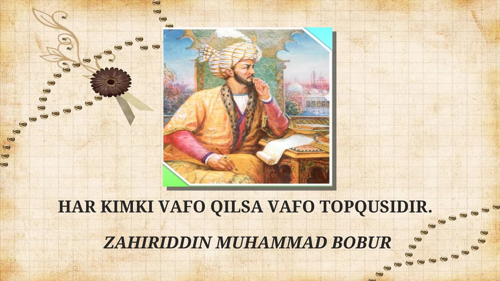 Zahiriddin Muhammad Bobur