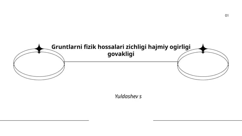 Gruntlarning zichligi va og'irligi