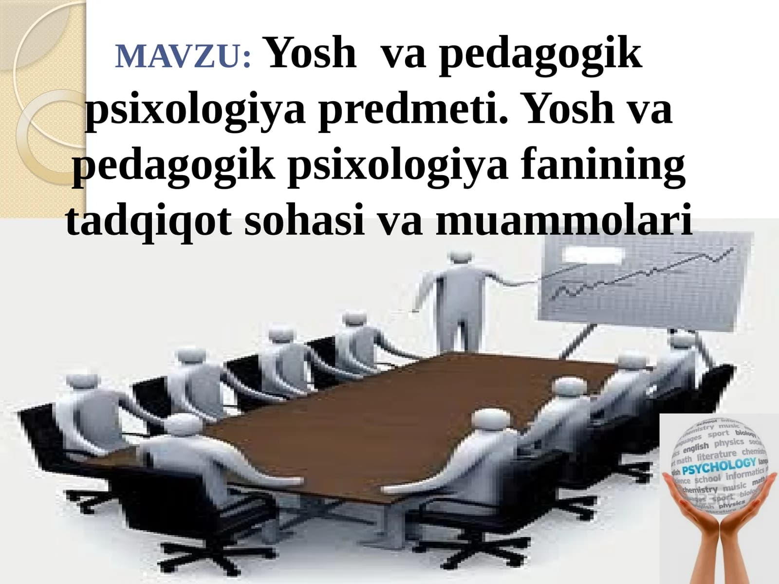 Yosh va pedagogik psixologiya