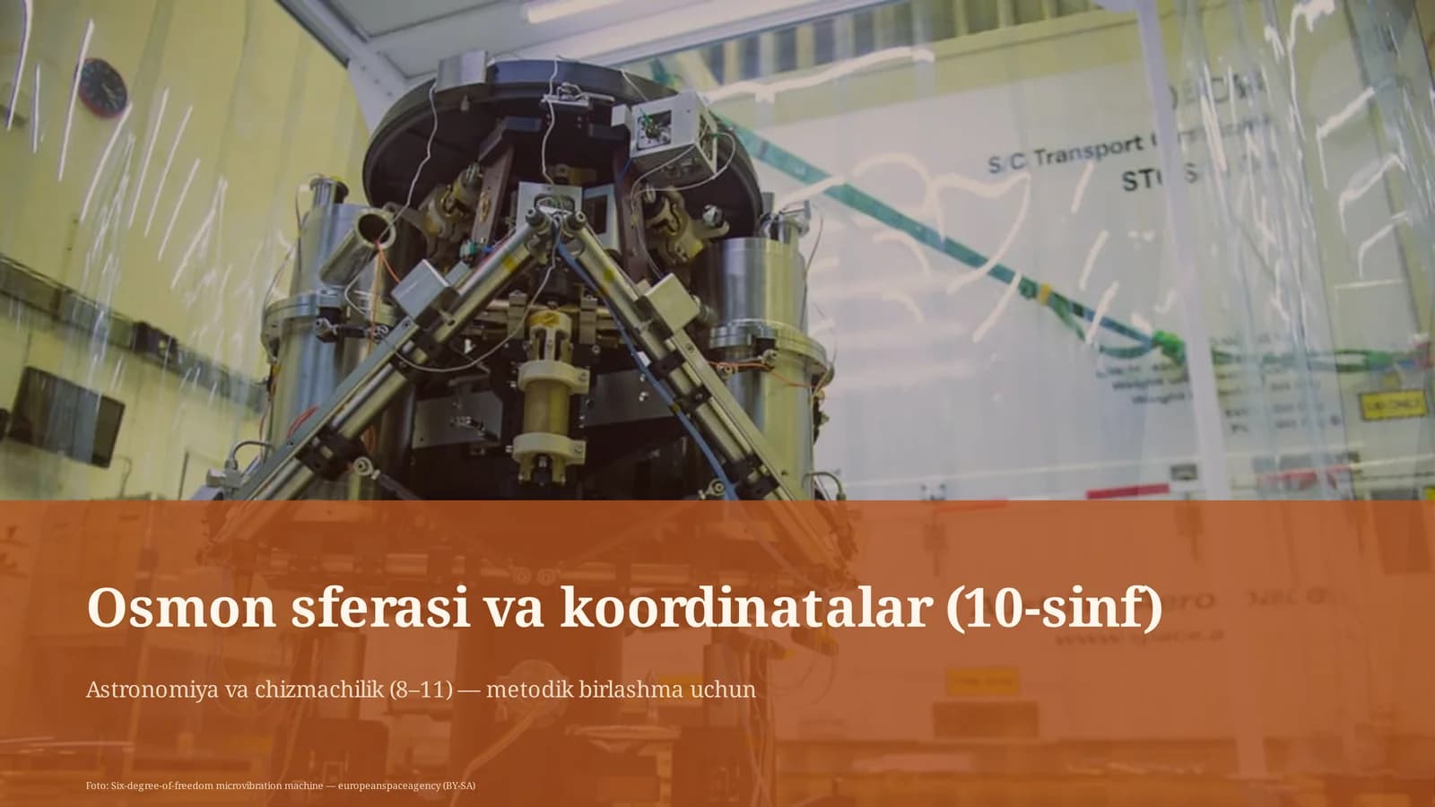 Osmon sferasi va koordinatalar (10-sinf)