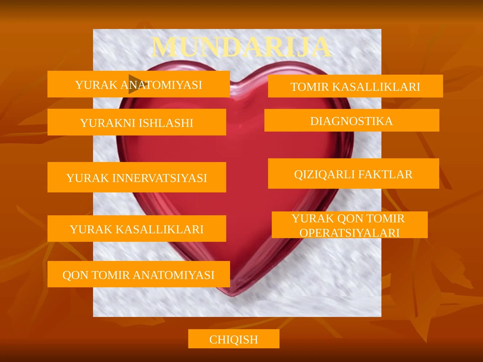YURAK ANATOMIYASI
