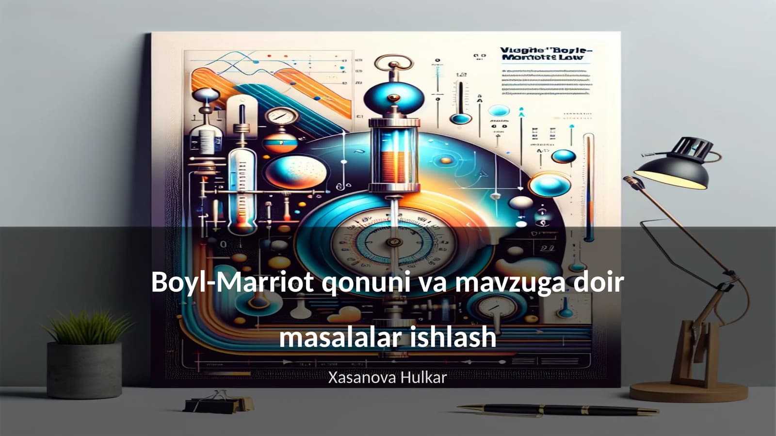 Boyl-Marriot qonuni va mavzuga doir masalalar ishlash