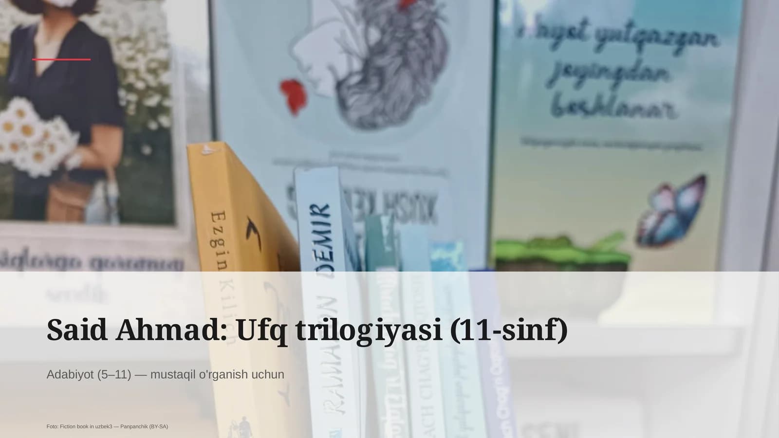 Said Ahmad: Ufq trilogiyasi (11-sinf)