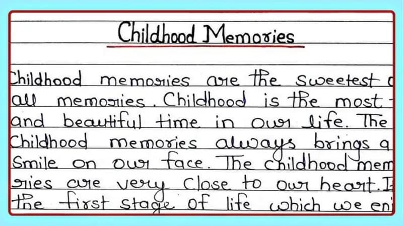 Importance of Childhood Memories
