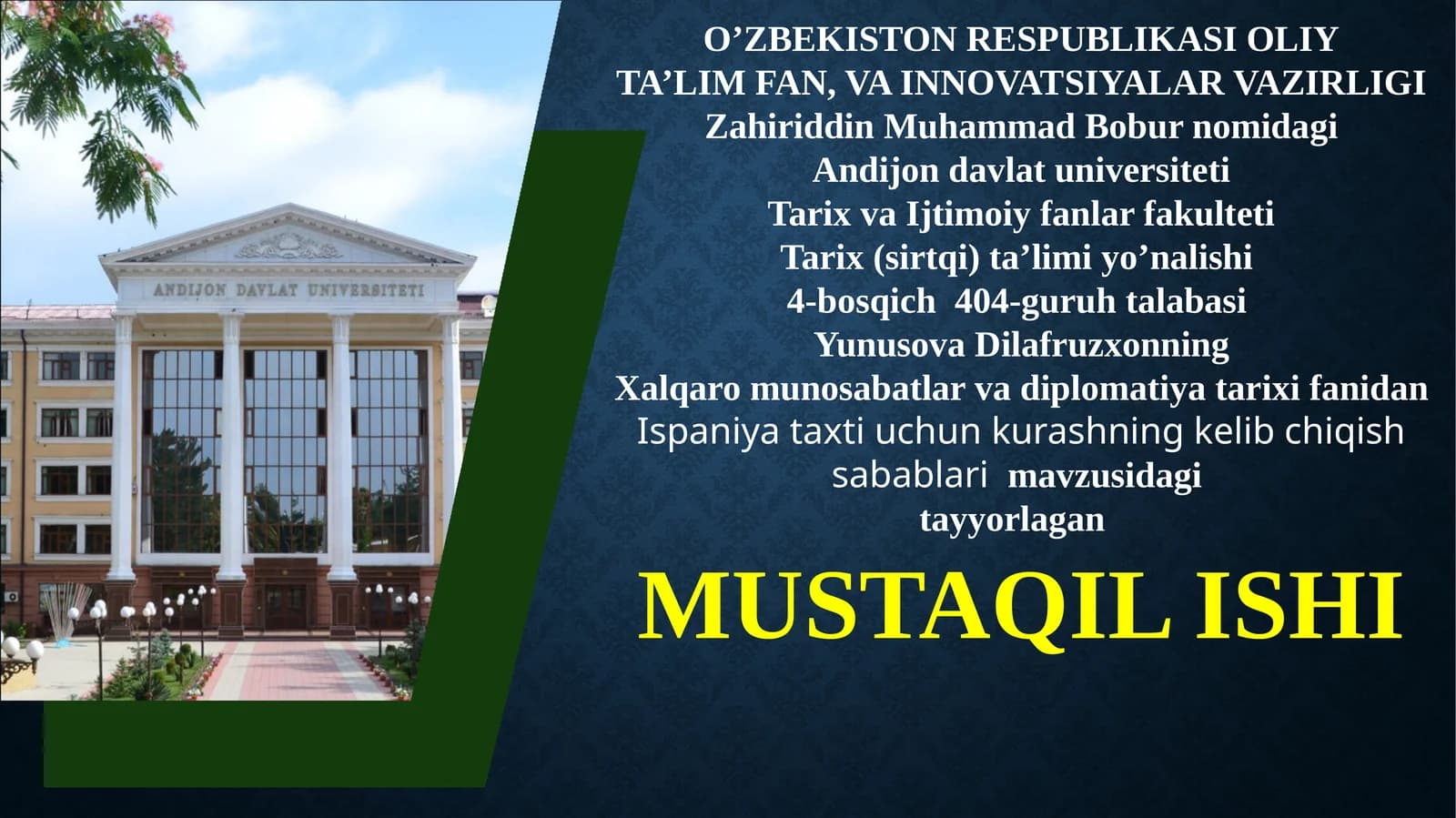 Ispaniyataxti uchun kurashning kelib chiqish sabablari