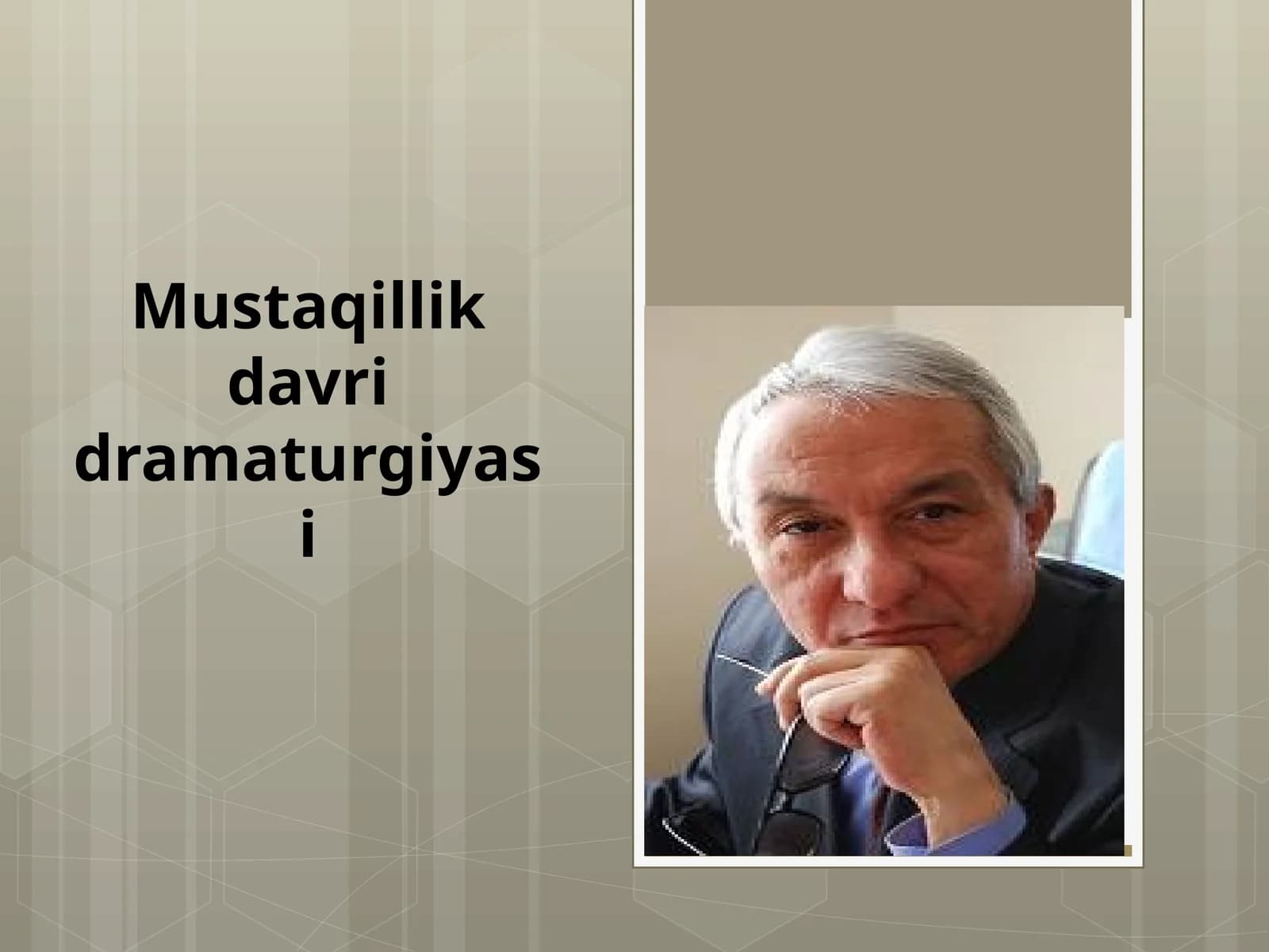 Mustaqillik davri dramaturgiyasi