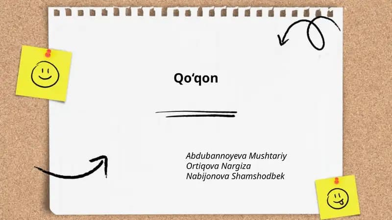Qo‘qon shahrining tarixi