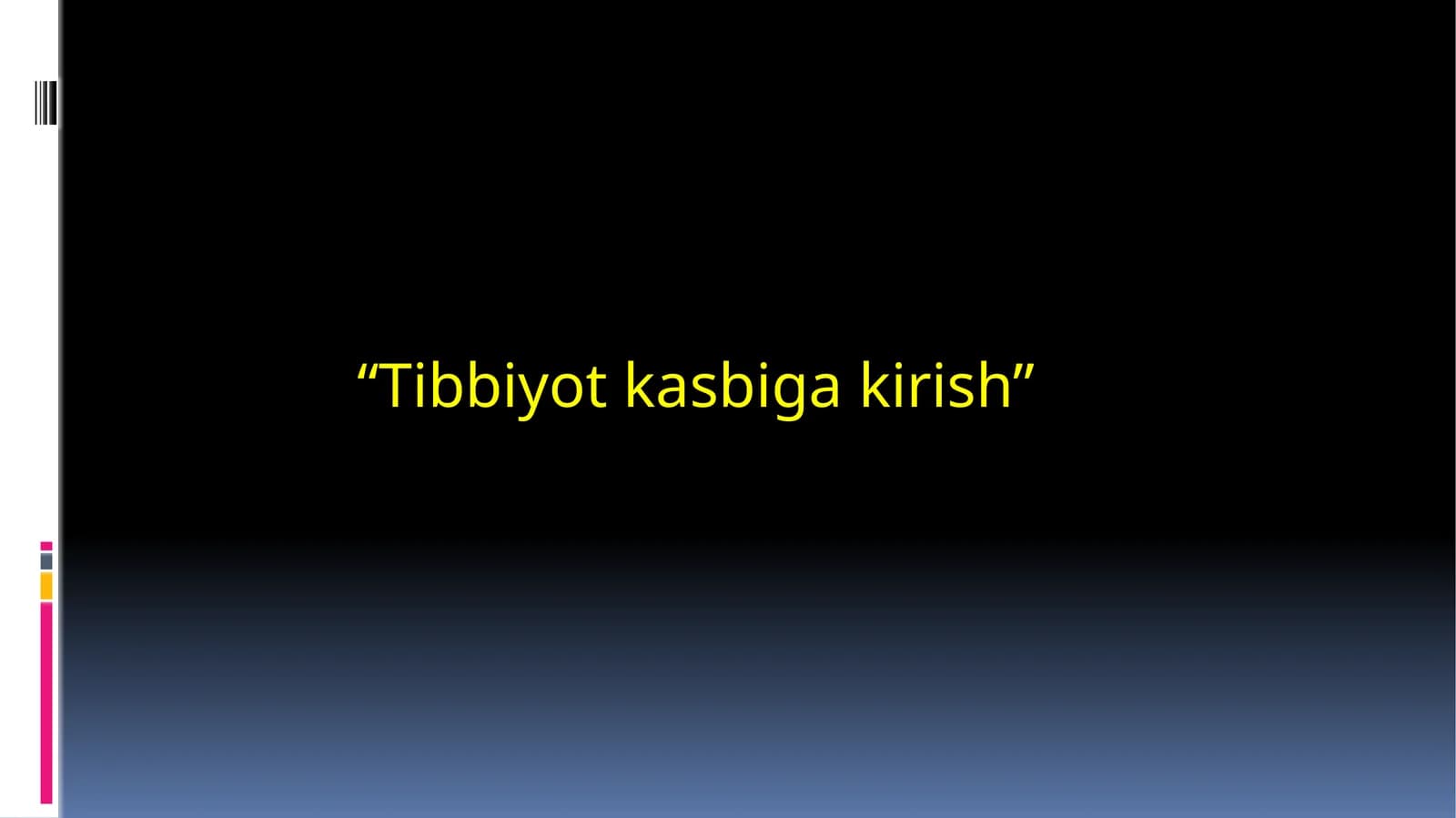 HOZIRGI ZAMON TIBBIYOTIDA YATROGENIYA MUAMMOLARI
