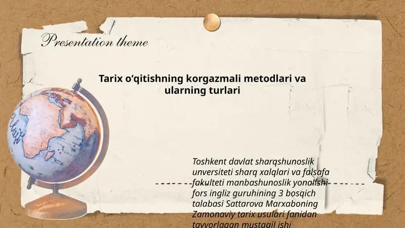 Zamonaviy tarix usullari