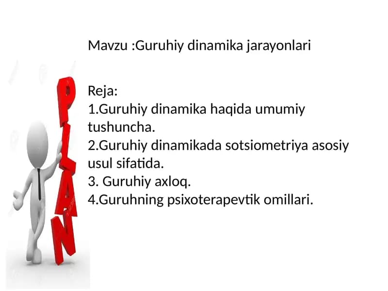Guruh dinamikasi