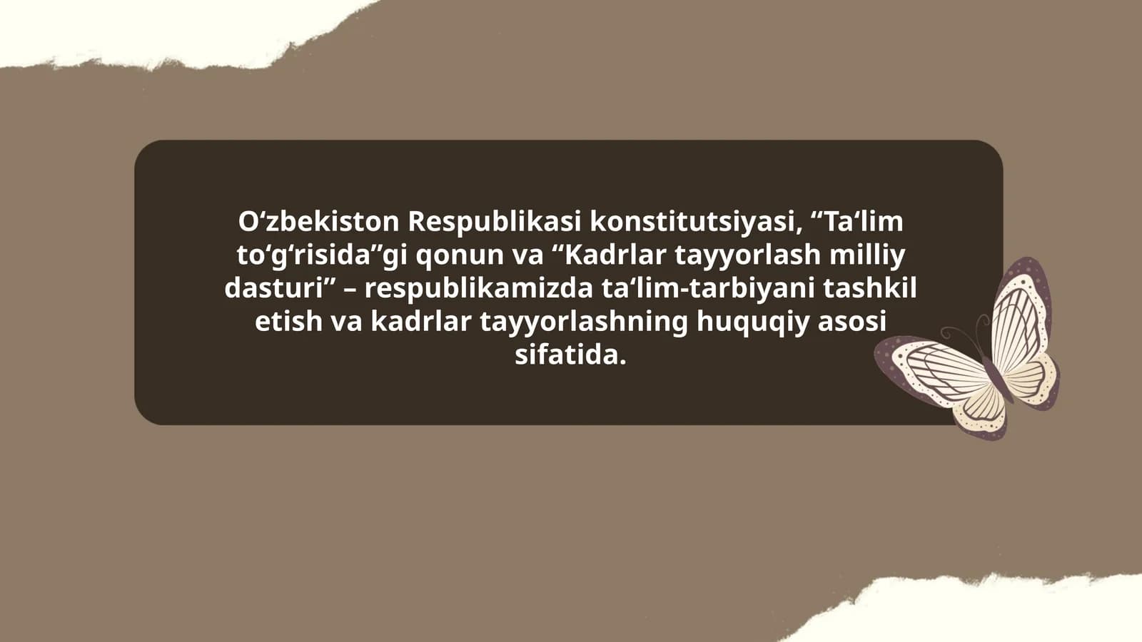 Kadrlar tayyorlash milliy dasturi