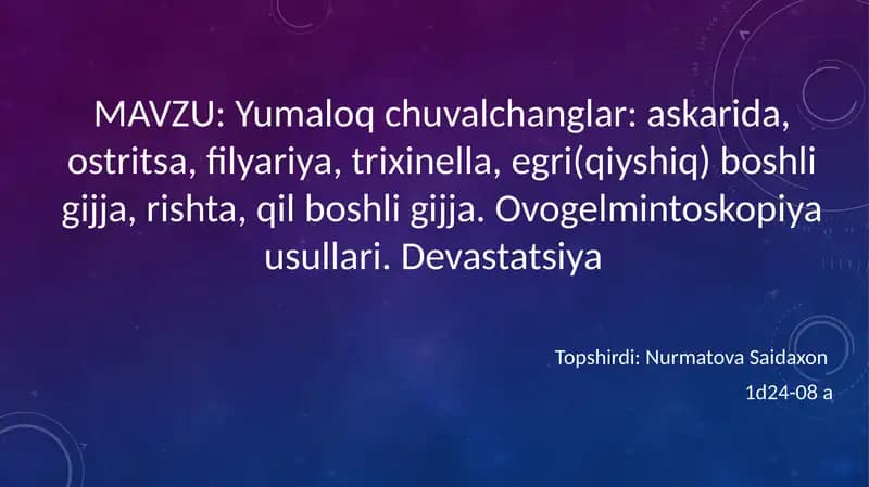 Yumaloqchuvalchanglar