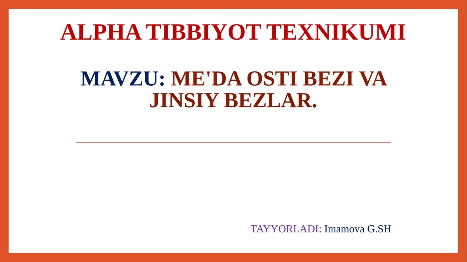 Me'da osti bezivaji jinsiy bezlar