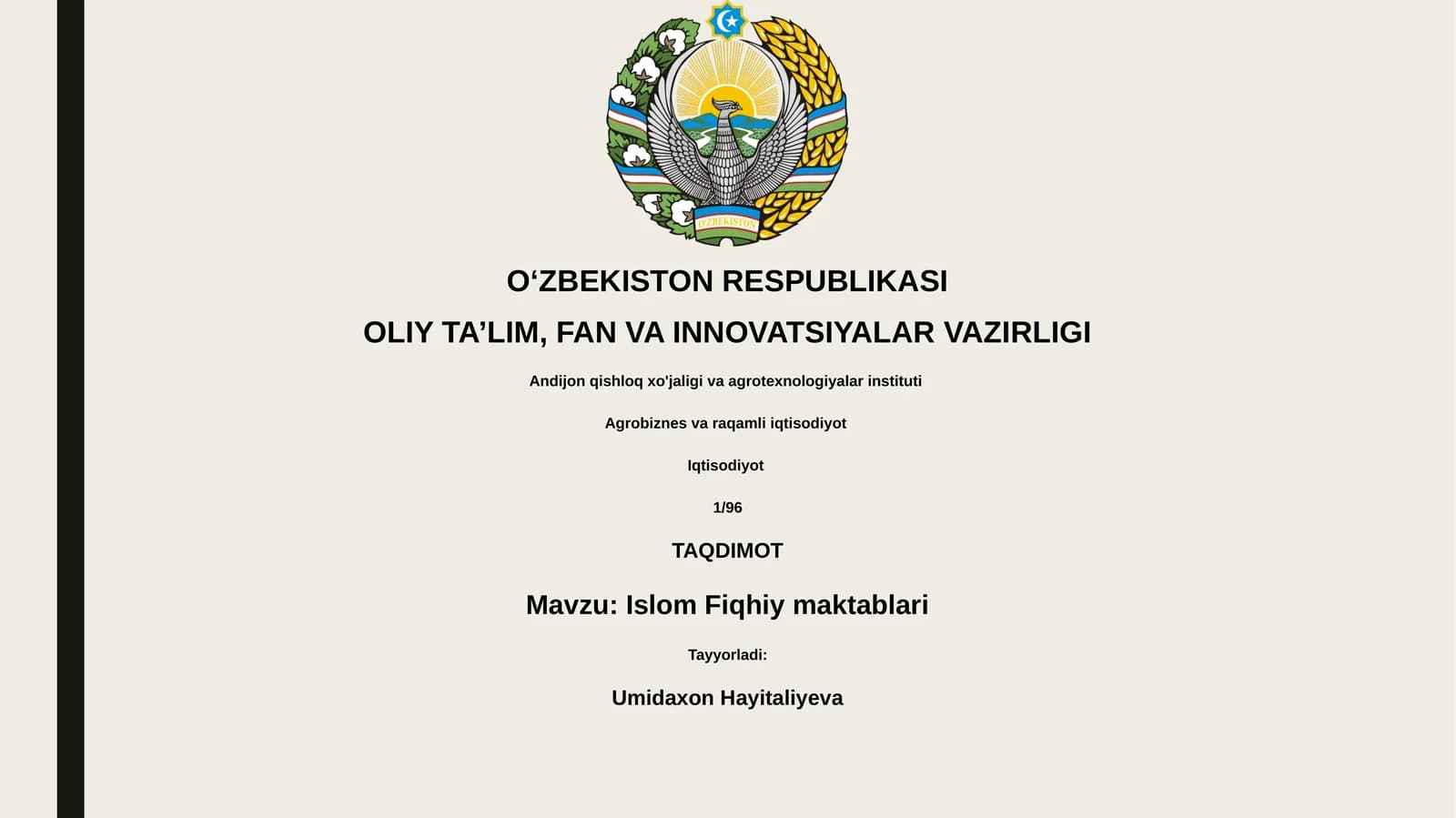 Islom Fiqhiy maktablari