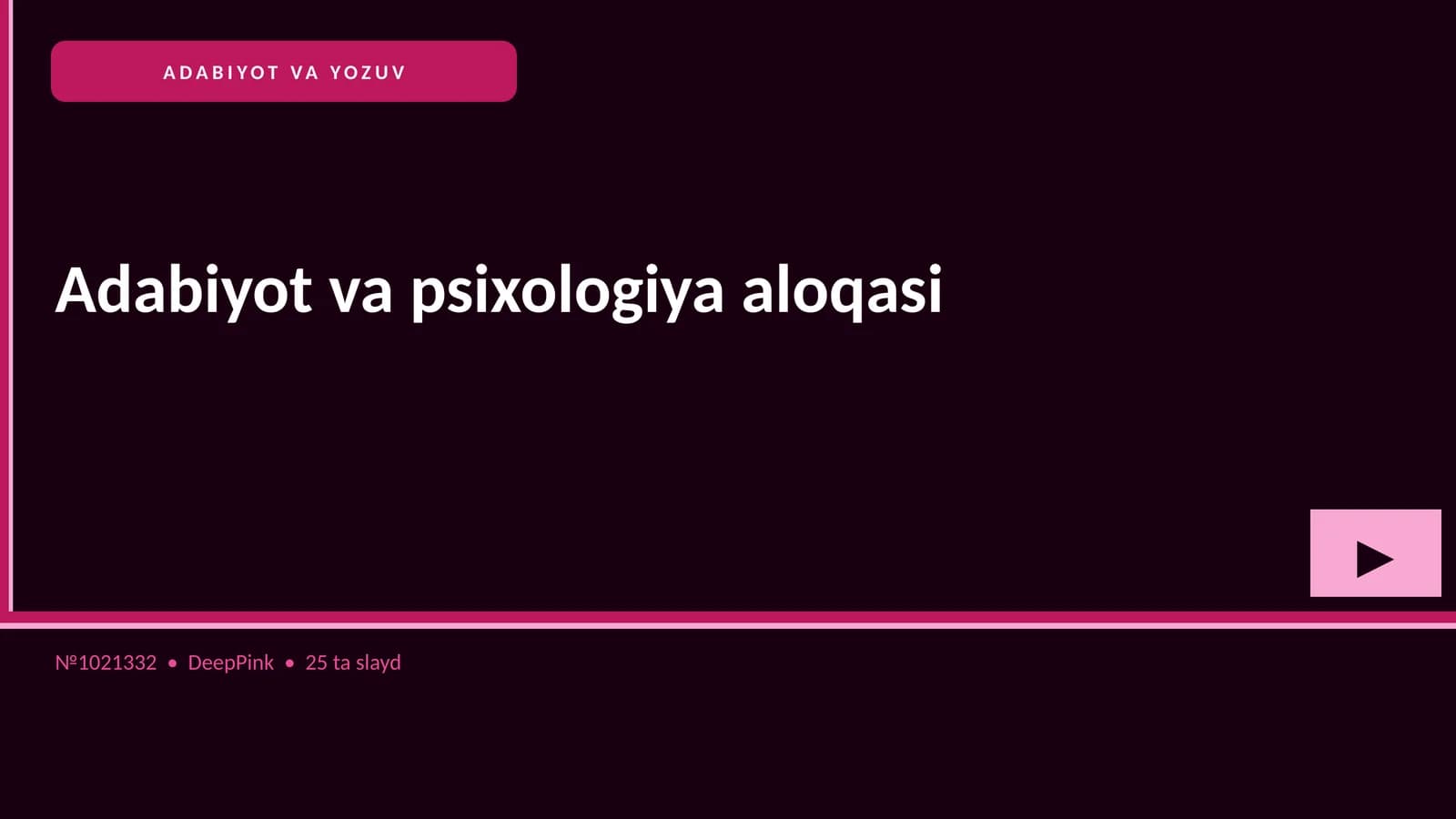 Adabiyot va psixologiya aloqasi