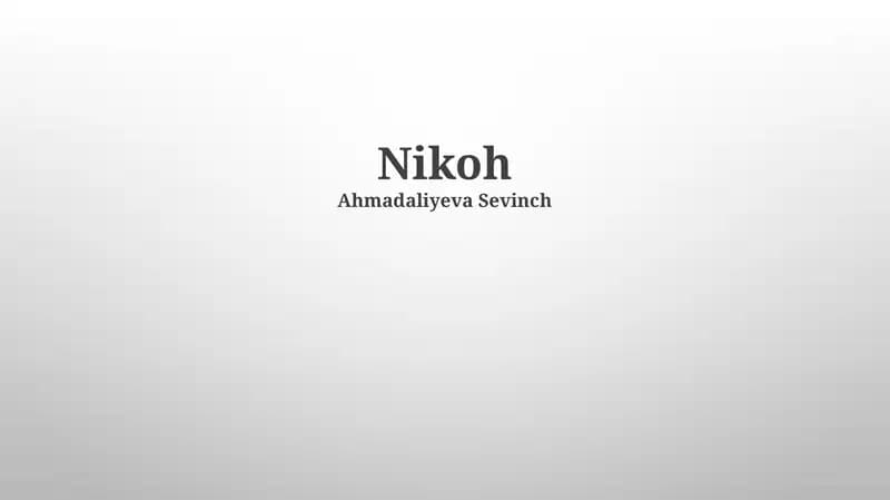 Nikoh