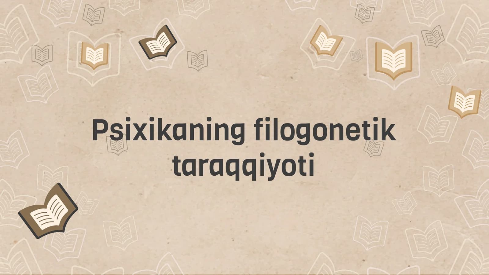 Psixikaning filogonetik taraqqiyoti
