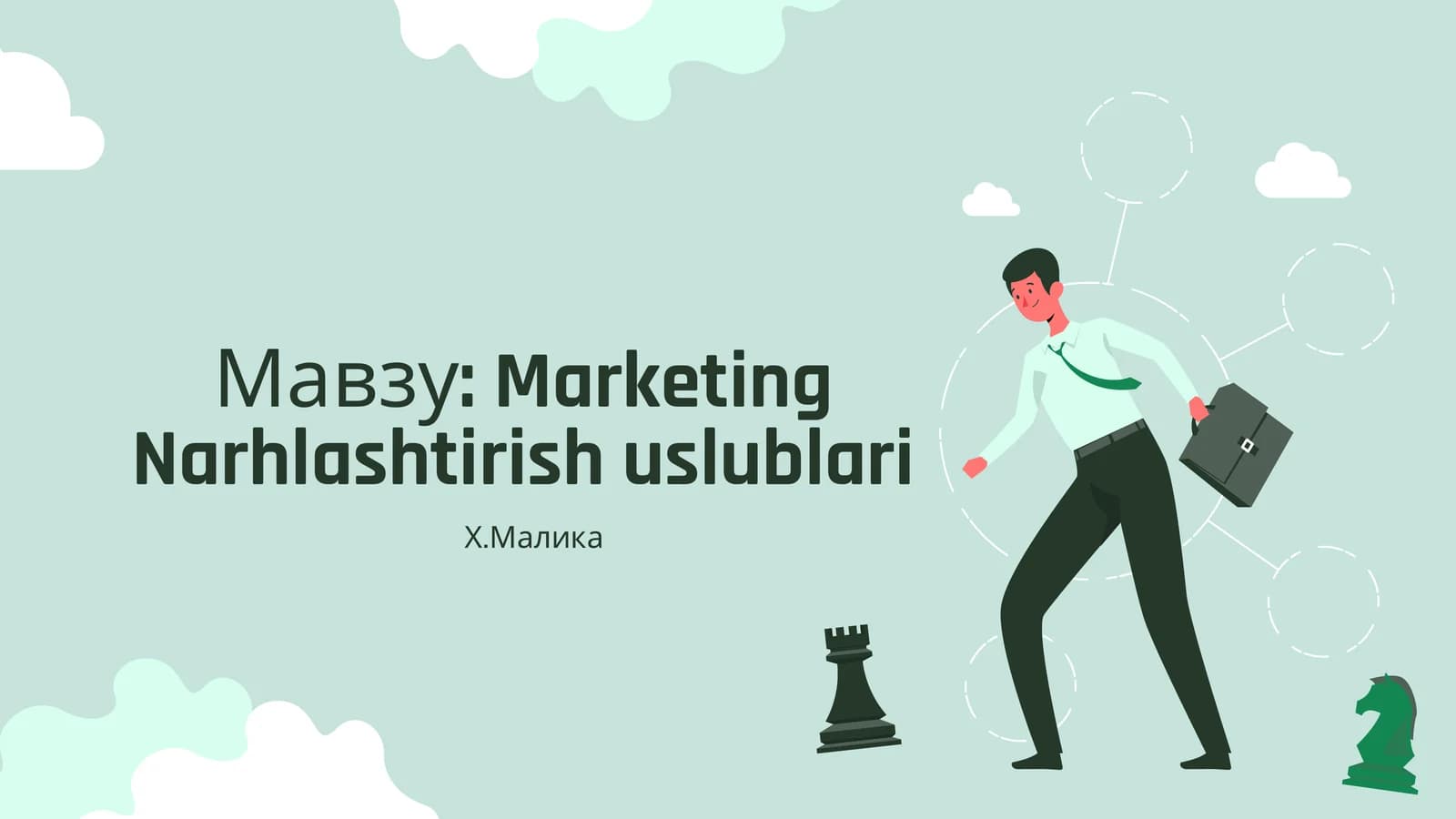 MarketingNarhlashtirish uslublari