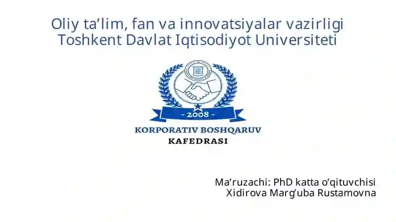 Korporativ boshqaruv