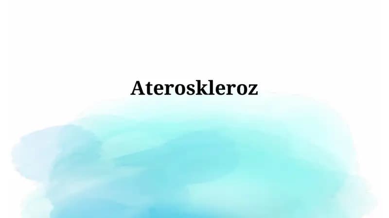 Ateroskleroz