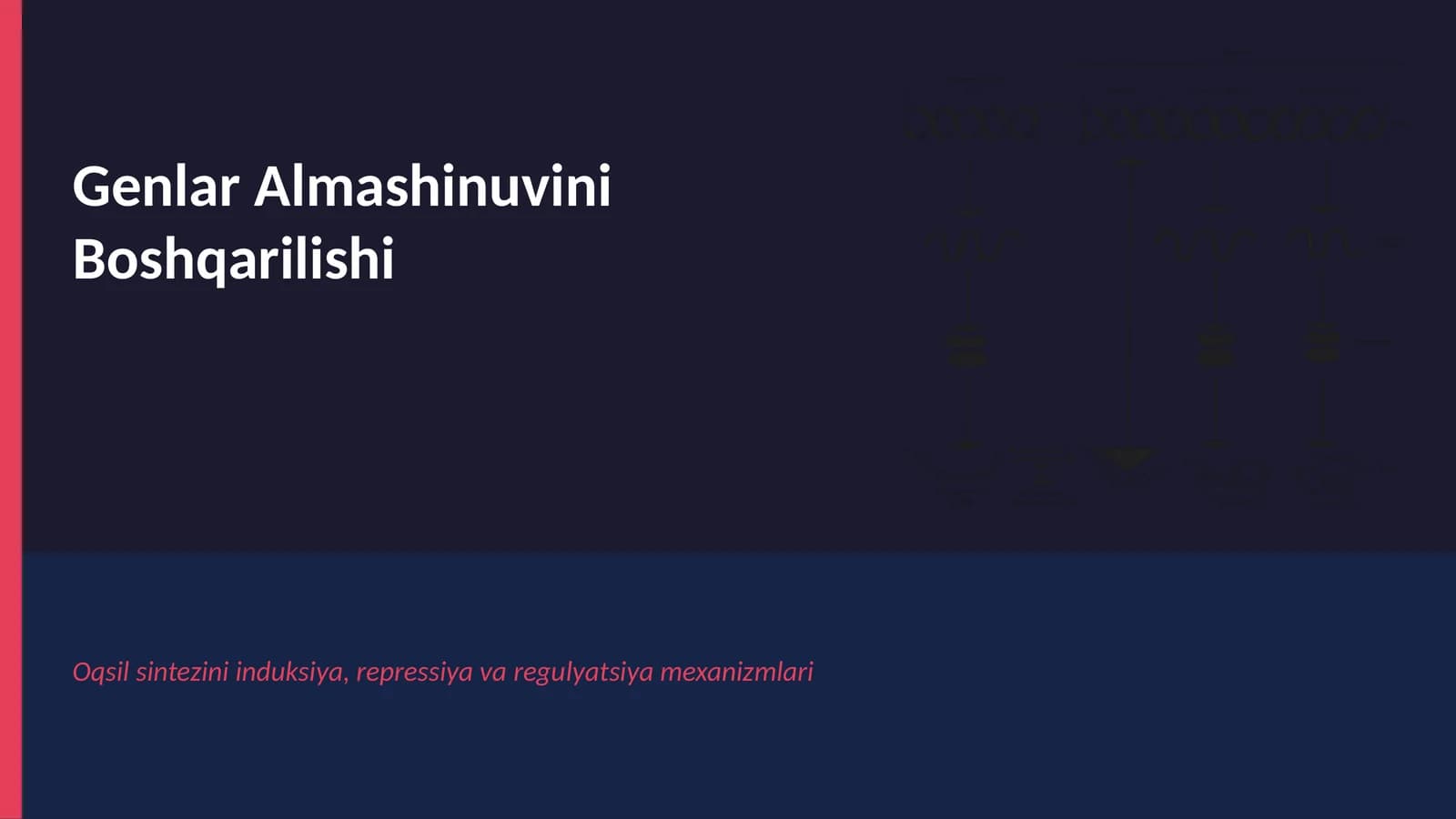 Oqsil Sintezini Boshqarilish Ahamiyati