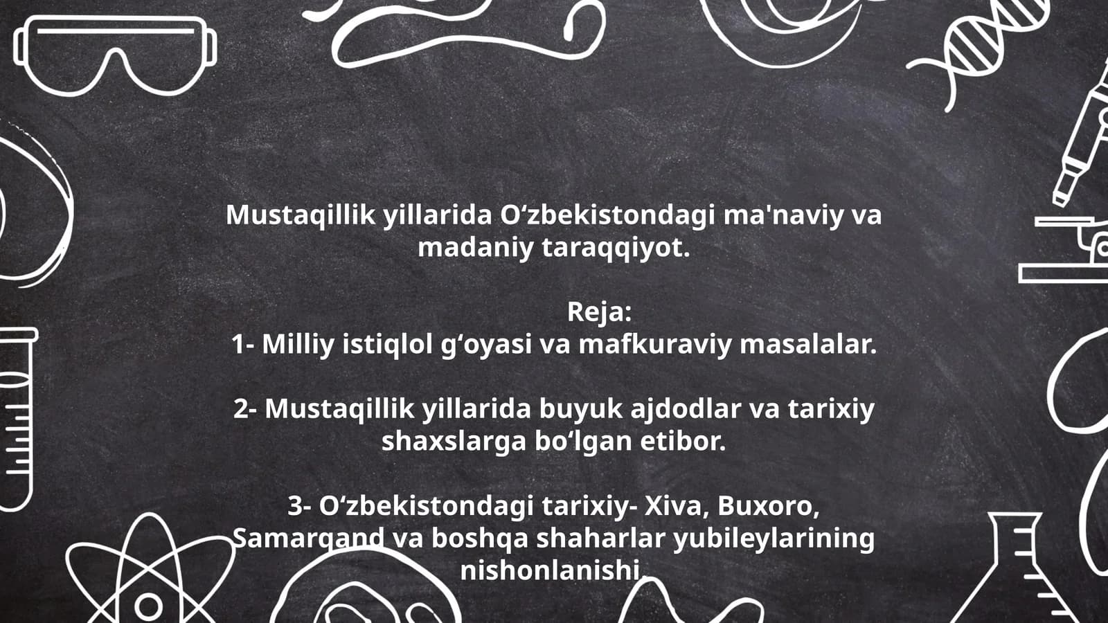 Oʻzbekistondagi Ma'naviy va Madaniy Taraqqiyot