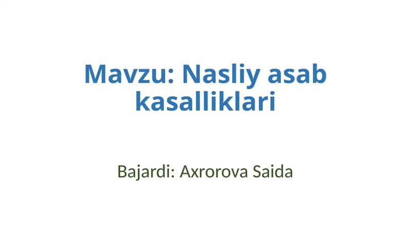Nasliyasabkasalliklari