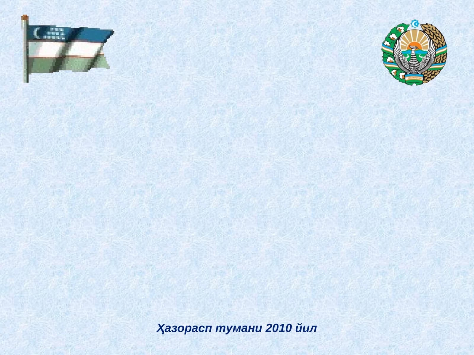 Ҳазорасп тумани 2010 йил