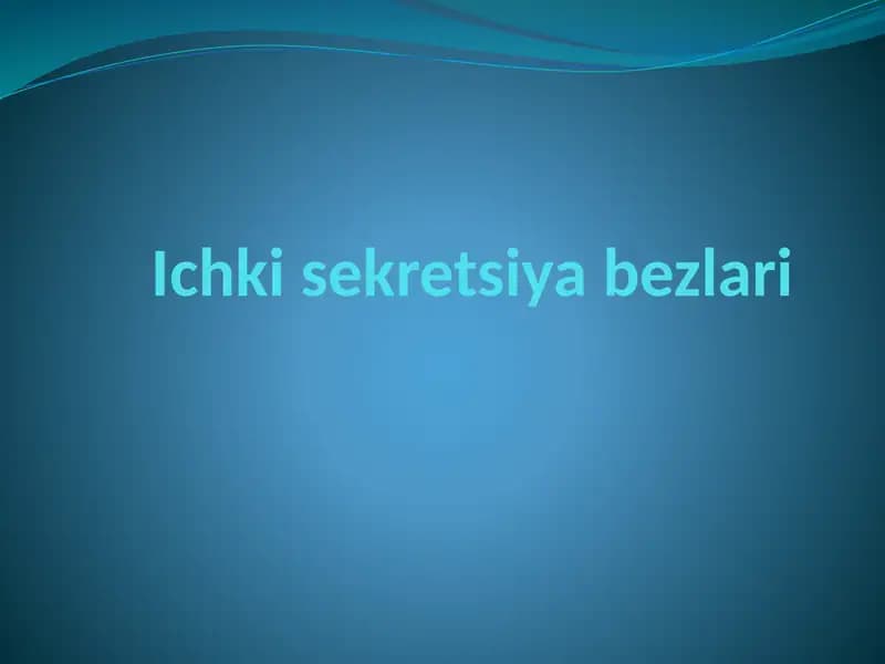 Ichkisekretsiyabezlari