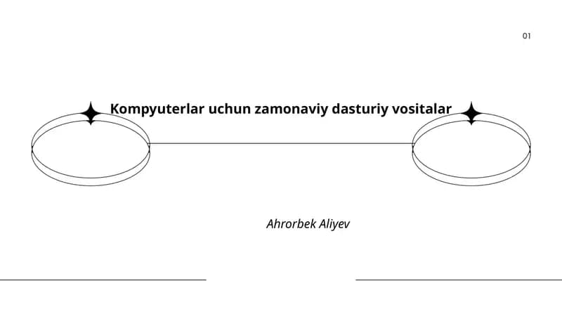 Zamonaviy dasturiy vositalar