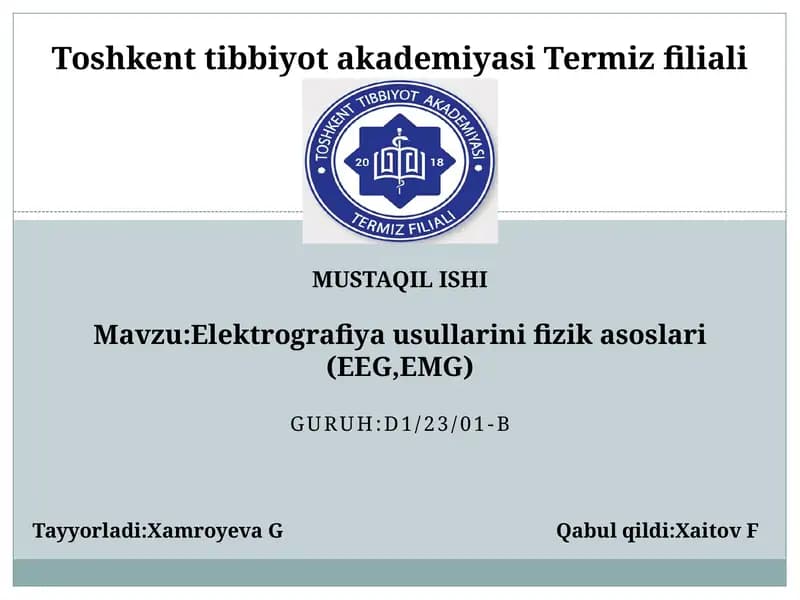 Elektrografiya usullari