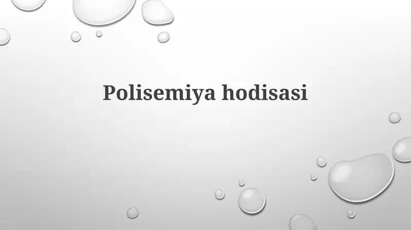Polisemiyahodisasi